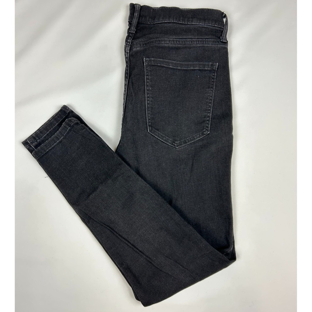 Banana Republic Mid Rise Black Wash Skinny Jeans  Women's 31 x 26
